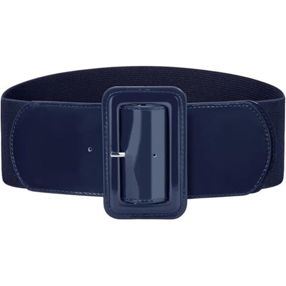 wide stretchy waist belt women elastic vintage belt dress fashion outfit accesso - Picture 6 of 6